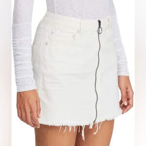 We The Free Vintage White Mini Skirt